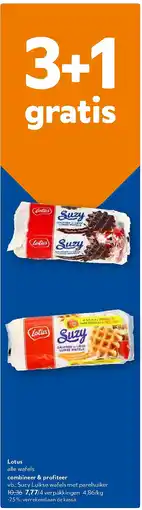 OKay Lotus Suzy Luikse wafels met parelsuiker aanbieding