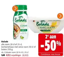 Colruyt Balade alle room 20 cl aanbieding