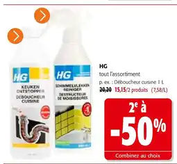 Colruyt HG Déboucheur cuisine 1 L aanbieding