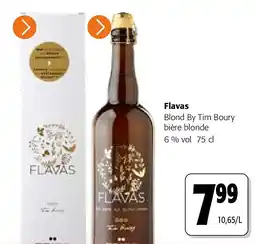 Colruyt Flavas Blond By Tim Boury bière blonde 6 % vol 75 cl aanbieding