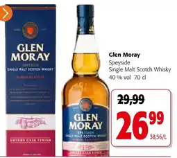 Colruyt Glen Moray Speyside Single Malt Scotch Whisky 40 % vol 70 cl aanbieding