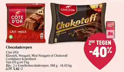 Delhaize Chocoladerepen aanbieding