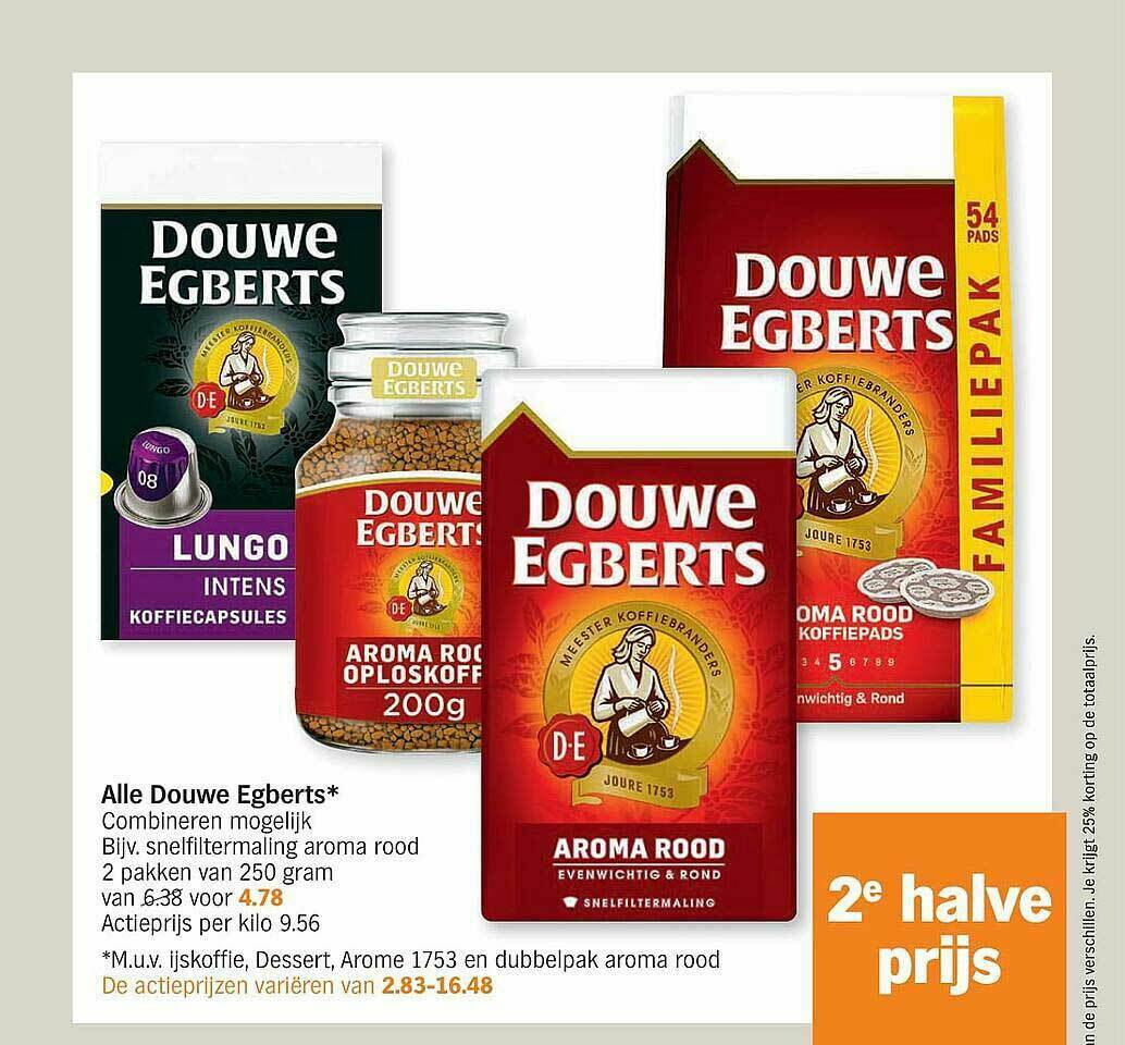 Douwe Egberts promotie bij Albert Heijn