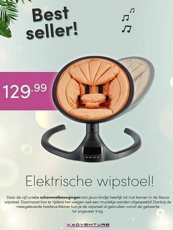 Baby & Tiener Elektrische wipstoel aanbieding