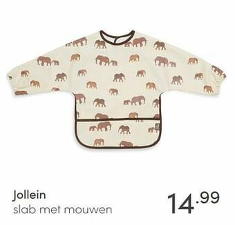 Baby & Tiener Jollein slab met mouwen aanbieding