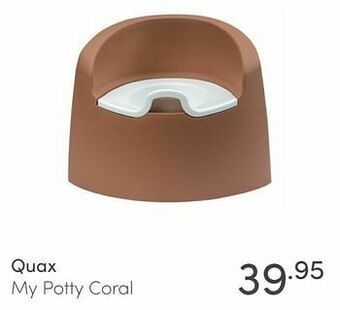 Baby & Tiener Quax my potty coral aanbieding