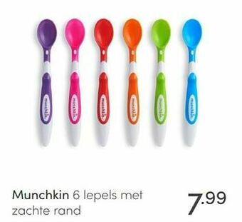 Baby & Tiener Munchkin 6 lepels met zachte rand aanbieding