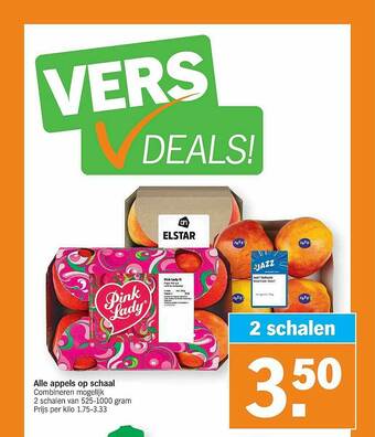 Albert Heijn Appels Op Schaal aanbieding