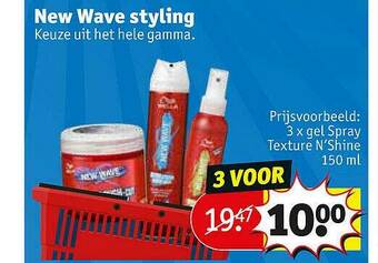 Kruidvat New Wave Styling aanbieding