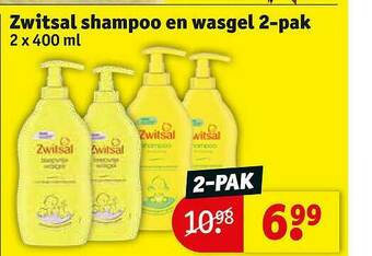 Kruidvat Zwitsal Shampoo En Wasgel aanbieding