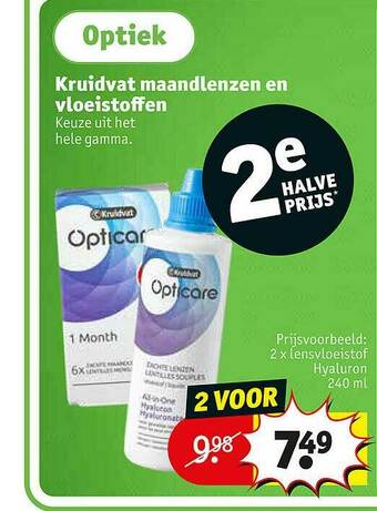 Kruidvat Kruidvat Maandlenzen En Vloeistoffen aanbieding