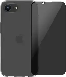 Coolblue BlueBuilt Back Cover iPhone 17e/16e Transparant + Privacy Filter Screenprotector Glas aanbieding