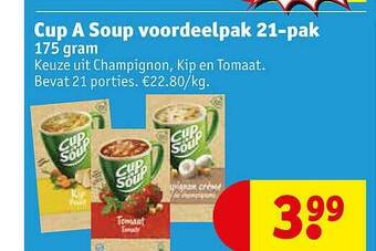 Kruidvat Cup A Soup Voordeelpak aanbieding