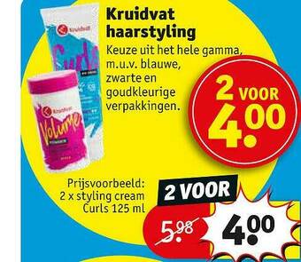 Kruidvat Kruidvat Haarstyling aanbieding