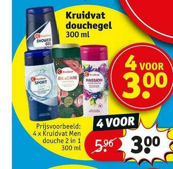 Kruidvat Kruidvat Douchegel aanbieding