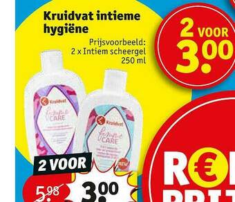 Kruidvat Kruidvat Intieme Hygiёne aanbieding