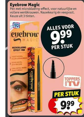 Kruidvat Eyebrow Magic aanbieding