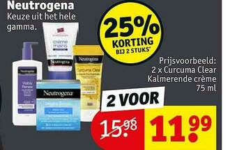 Kruidvat Neutrogena aanbieding