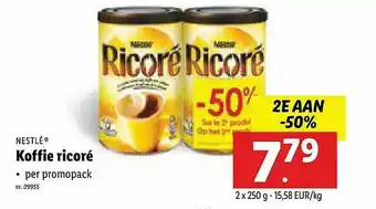 Lidl Nestlé Koffie Ricoré aanbieding