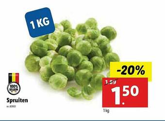 Lidl Spruiten aanbieding