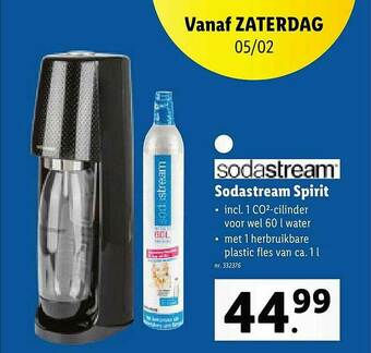 Lidl Sodastream Spirit aanbieding