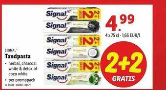 Lidl Signal Tandpasta aanbieding