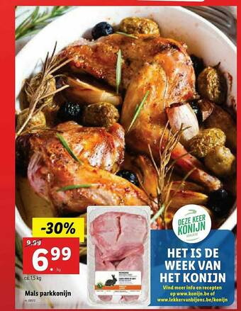 Lidl Mals Parkkonijn aanbieding