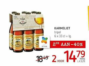Spar Colruyt Karmeliet Tripel aanbieding