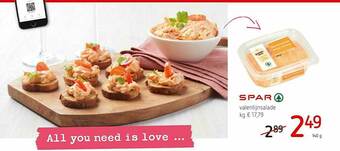 Spar Colruyt Spar Valentijnsalade aanbieding
