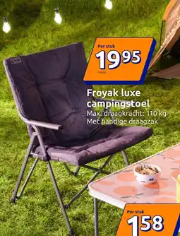 Action Froyak luxe campingstoel aanbieding
