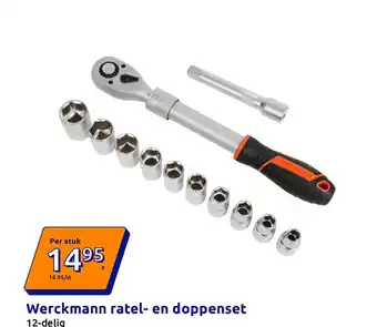Action Werckmann ratel- en doppenset aanbieding