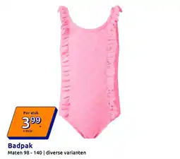 Action Badpak aanbieding