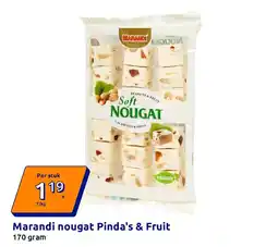 Action Marandi nougat Pinda's & Fruit aanbieding