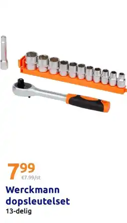 Action Werckmann dopsleutelset aanbieding
