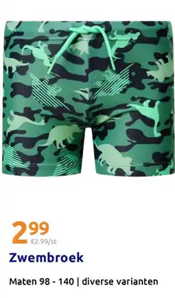 Action Zwembroek aanbieding
