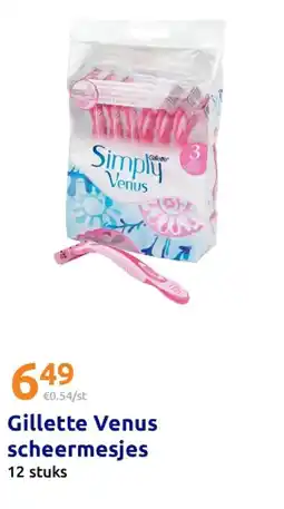Action Gillette Venus scheermesjes aanbieding