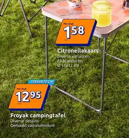 Action Froyak campingtafel aanbieding