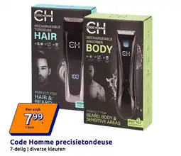 Action Code Homme precisietondeuse aanbieding