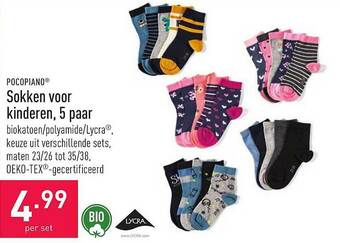 ALDI Sokken Voor Kinderen aanbieding