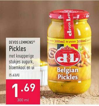 ALDI Pickles aanbieding