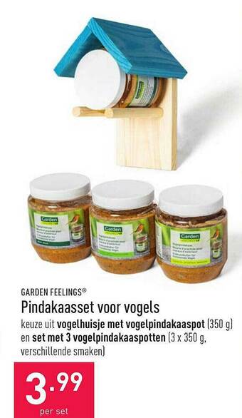 ALDI Pindakaasset Voor Vogels aanbieding