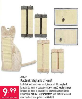 ALDI Kattenkrabplank Of Mat aanbieding