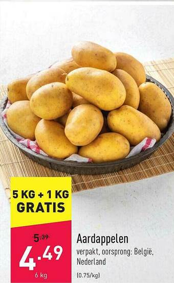 ALDI Aardappelen aanbieding