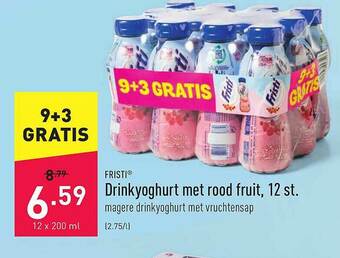 ALDI Drinkyoghurt Met Rood Fruit aanbieding