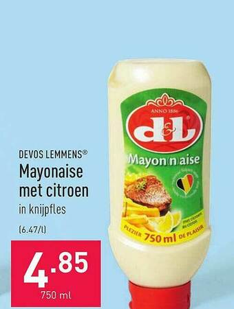 ALDI Mayonaise Met Citroen aanbieding