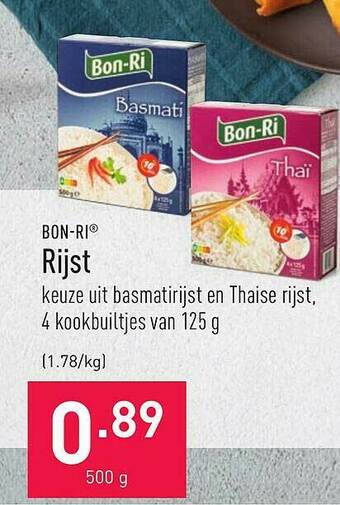 ALDI Rijst aanbieding