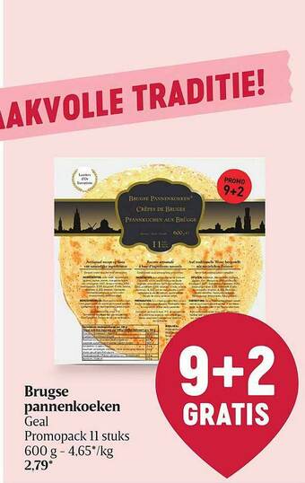 Delhaize Brugse Pannenkoeken aanbieding