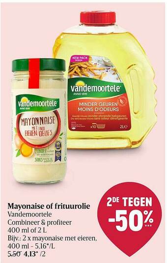 Delhaize Mayonaise Of Frituurolie aanbieding