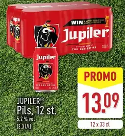 ALDI JUPILER Pils, 12 st. aanbieding
