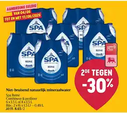 Delhaize Niet-bruisend natuurlijk mineraalwater aanbieding